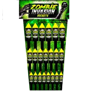 Zombie Invasion Rockets 1.3G Pack of 21